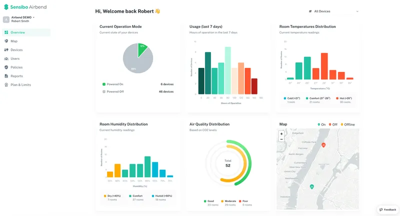 Airbend Dashboard