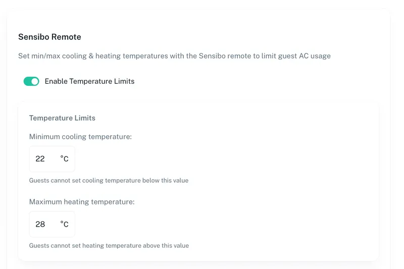 Temperature Limits